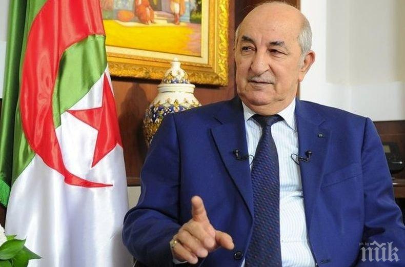 Президентът на Алжир настанен в болница в Германия със съмнения за коронавирус