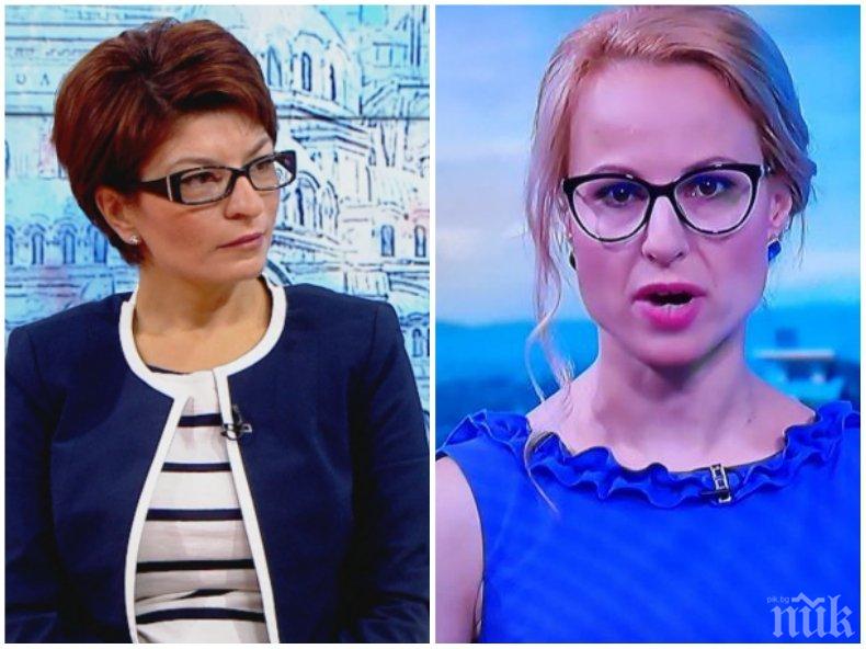 Деси Атанасова срина Цънцарова за опита й да сравни Борисов с Лукашенко: Ако се говори за диктатура, вие нямаше да можете да излъчвате протестите вече над 100 дни 