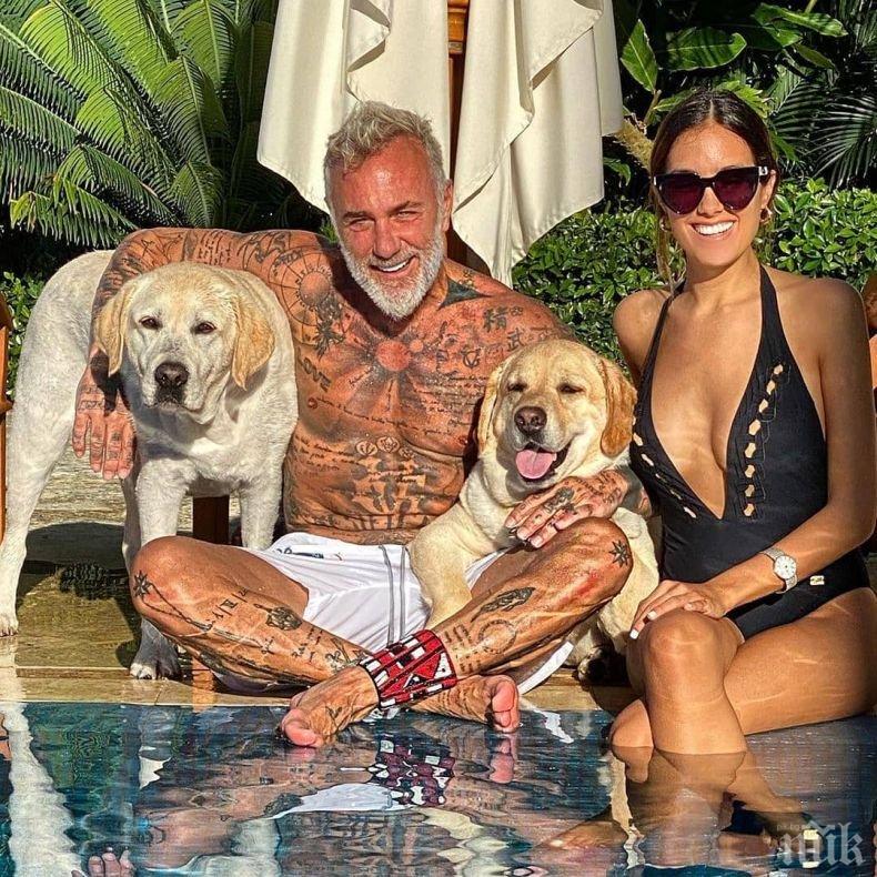 ДА МУ Е ЧЕСТИТО: Танцуващият милионер Джанлука Ваки стана татко на момиченце (СНИМКА)