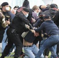 Триста души са арестувани при протести на опозицията в Беларус