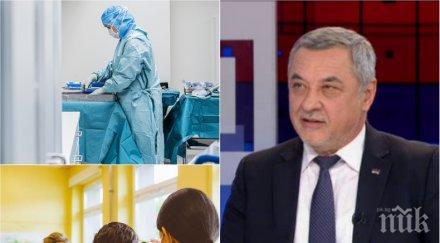валери симеонов остра реакция здравната система колапс забранят всякакви обществени мероприятия децата клас преминат онлайн