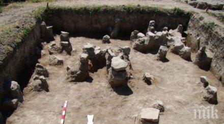 археолози изкопаха близо артефакта селищна могила русе