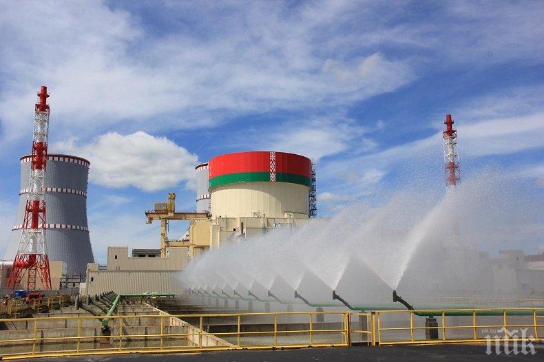 Свързаха първи блок на Беларуската АЕЦ с енергийната система на страната

