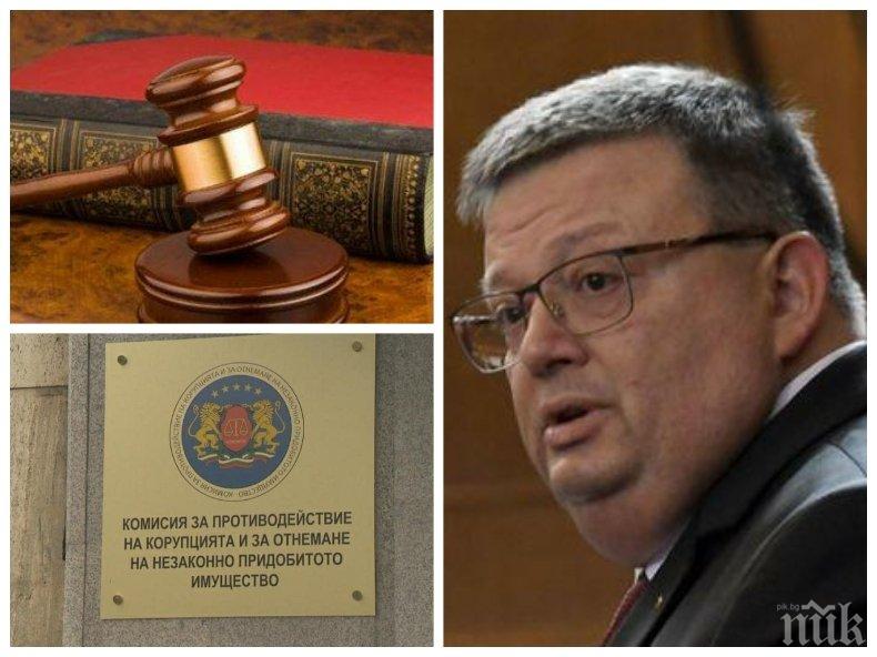 ПЪРВО В ПИК: Комисията на Цацаров внася искове за отнемане на имущество за близо 2,6 млн. лева