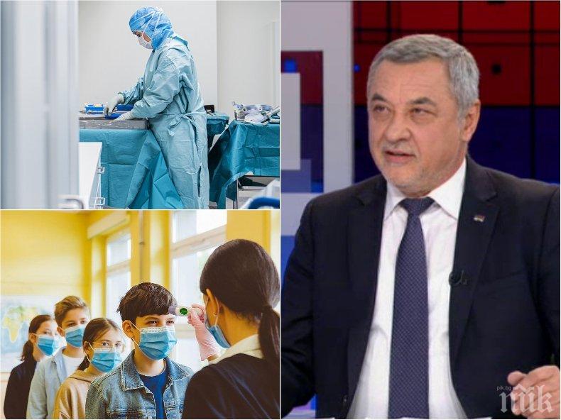 Валери Симеонов с остра реакция: Здравната система е пред колапс. Трябва да забранят всякакви обществени мероприятия, децата след 4-ти клас да преминат онлайн 