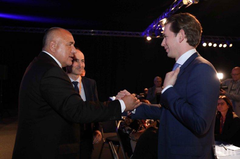 Курц към Борисов: Благодаря, Бойко, за добрите думи на солидарност и подкрепа