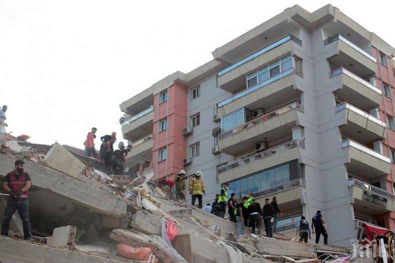 Броят на жертвите на адския трус в Турция набъбна на 100