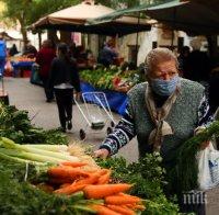 Трескаво пазаруване в Атина преди локдауна