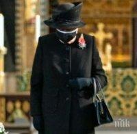 И кралица Елизабет сложи маска 