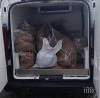 Полицията спипа 95 кг контрабанден тютюн в Борован