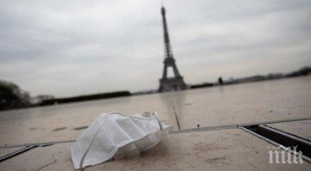 броят починалите covid франция надхвърли хиляди