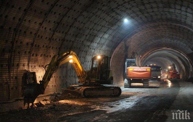 Едната тръба на тунел „Витиня“ е затворена за ремонт до 18 юли