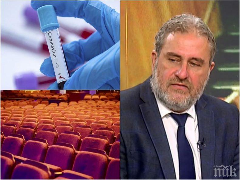 Боил Банов с горещи разкрития: Ходим на театър или на изложба само след направен антигенен тест 