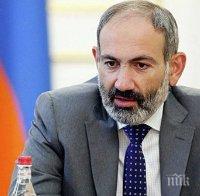 Премиерът на Армения подписа декларация за прекратяване на огъня в Нагорни Карабах