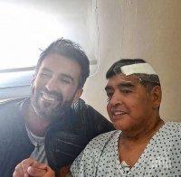 Появи се първа снимка на Диего Марадона след направената му операция