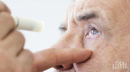 отървете сухотата очите