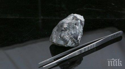 изкопаха уникален диамант тегло 998 карата