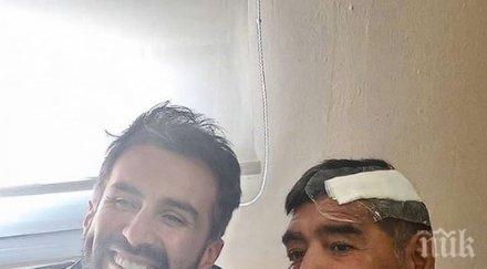 появи първа снимка диего марадона направената операция