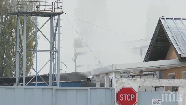 Огромни щети след големия пожар в хранителен завод в Катуница