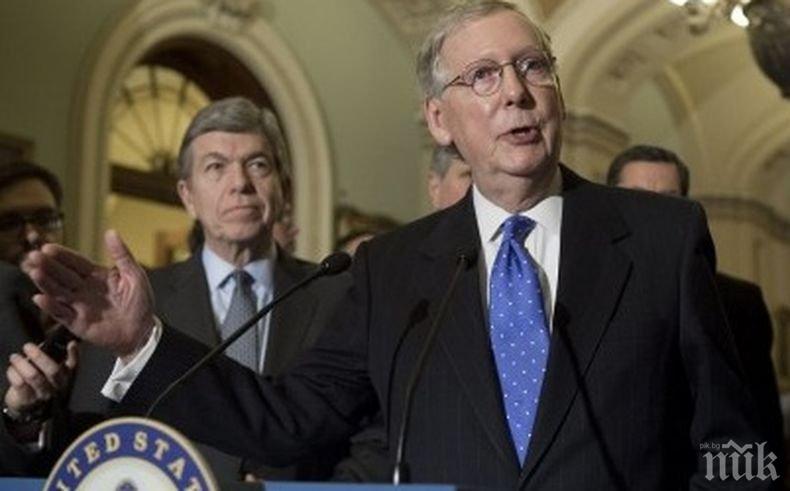 Лидерът на републиканците в Сената: Доналд Тръмп има право да поиска разследване за евентуални нередности в изборите