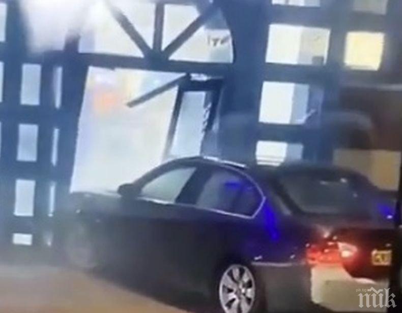 Автомобил се вряза в полицейско управление в Лондон (ВИДЕО)