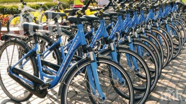 Пускат под наем 400 велосипеда за движение в София