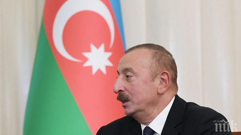 Президентът на Азербайджан обяви, че Русия и Турция съвместно ще се грижат за мира в Нагорни Карабах