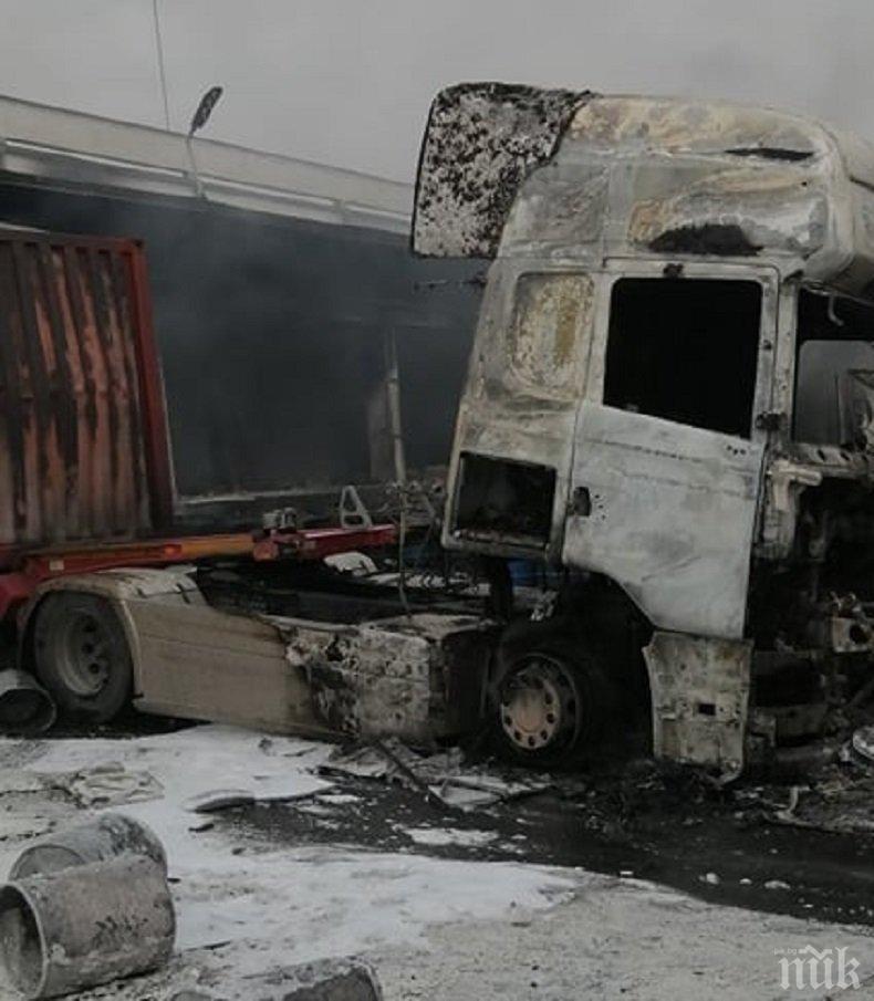 Локализираха пожара в Катуница, 8 пожарни продължават да гасят огъня (СНИМКИ)