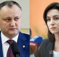 В Молдова се провежда втори тур на президентски избори
