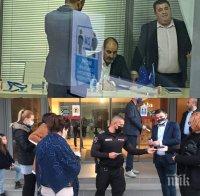 ЕКШЪН В ПИК: Полицията спаси Цветанов от служителите на 