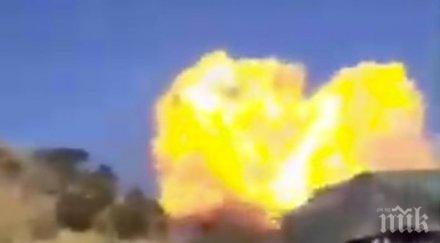 огнен цистерна взриви магистрала мексико уби души видео