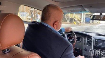 извънредно пик премиерът борисов подкара джипа нова инспекция обяви имам нов отрицателен тест коронавирус радвам снимки обновена