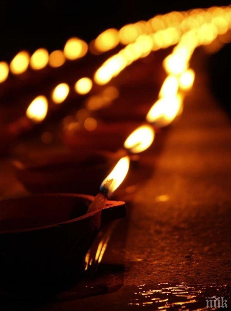 Индийски град постави рекорд на Гинес по запалени газови лампи