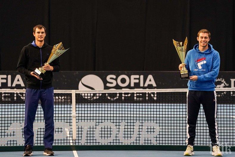 Мъри и Скупски са шампиони на двойки на Sofia Open 2020, финалът на сингъл е Синер - Поспишил