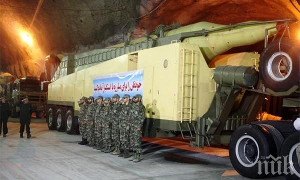 Иран показа секретна подземна ракетна база