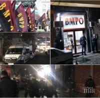 САМО В ПИК: Нови разкрития за метежниците и погрома пред централата на ВМРО - няма арестувани, води се разследване кой е чупил и замерял с яйца