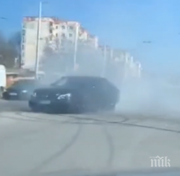 Шофьори на БМВ-та си спретнаха луда гонка край Пловдив, ето какво се случи