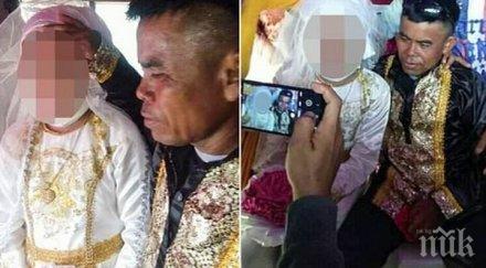 фермер филипините направи годишно момиче своя пета съпруга