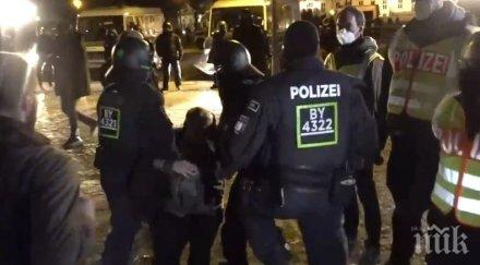 365 задържани протест мерките заради covid берлин