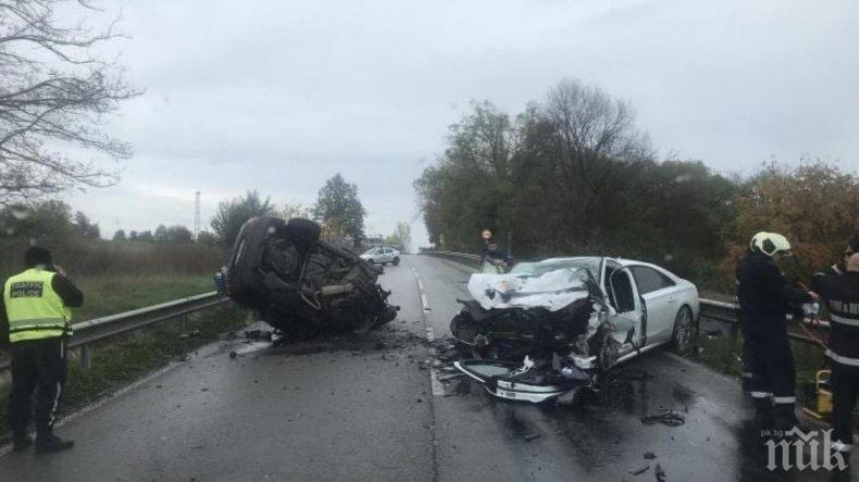 Съпрузи са ранени след катастрофа на пътя Пазарджик - Пловдив