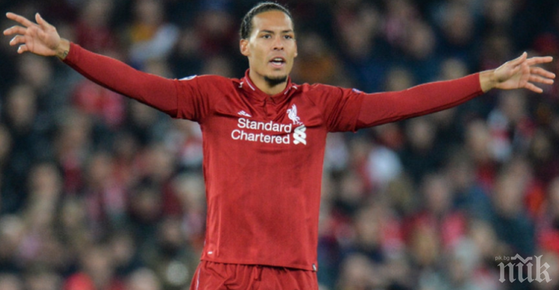 Звездата на Ливърпул Ван Дайк започна леки тренировки