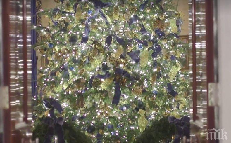 Поставят коледната украса в Шумен