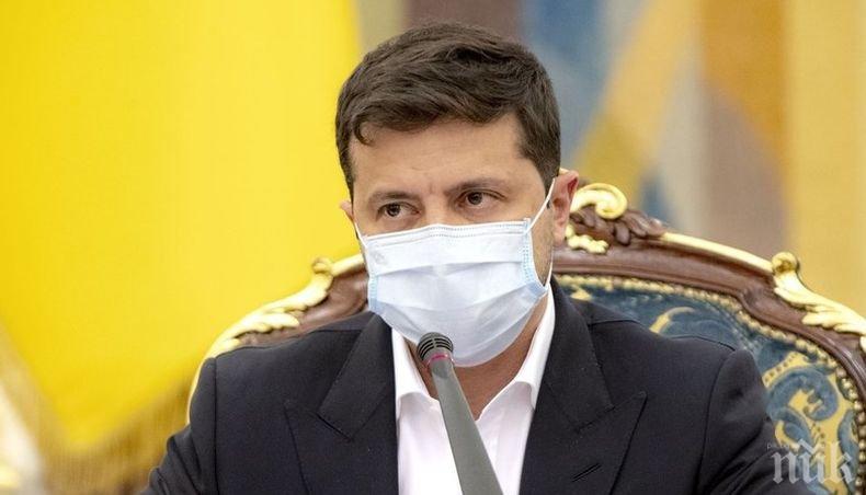 Президентът на Украйна с нов положителен тест за коронавирус