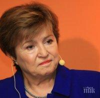 Кристалина Георгиева към властите за подкрепа на икономиката: Харчете колкото можете и малко повече
