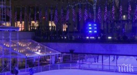 ледената пързалка рокфелер център йорк отваря врати