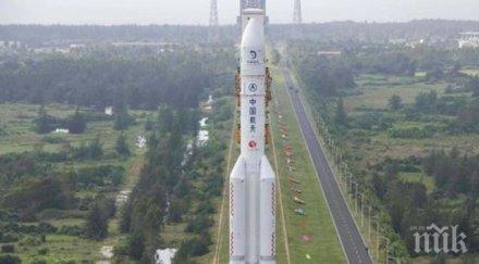 китай изстреля сонда събере проби повърхността луната