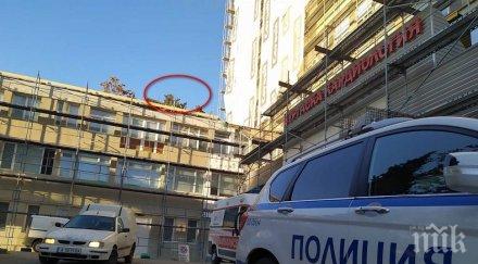 скочилият етаж болница бургас бил covid