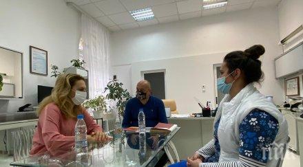 вицепремиерът николова посети белодробната болница велинград