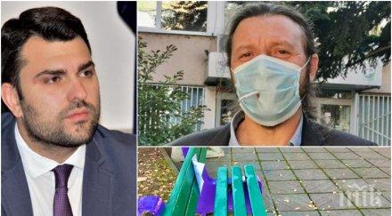 дебъ приватизираха столична градинка ползват партийна реклама снимки