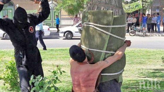 Бичуваха иранец заради вино